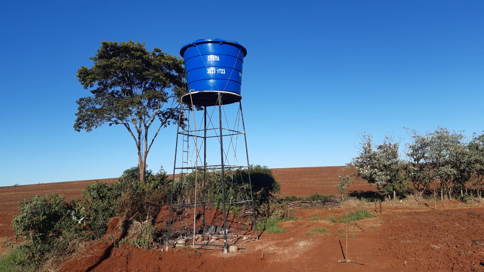 Mais água para o interior